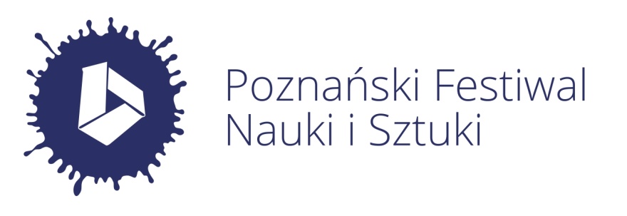Logo Poznański Festiwal Nauki i Sztuki