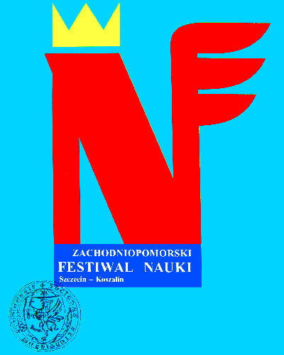 Obraz przedstawia logo zachodniopomorskiego festiwalu nauki